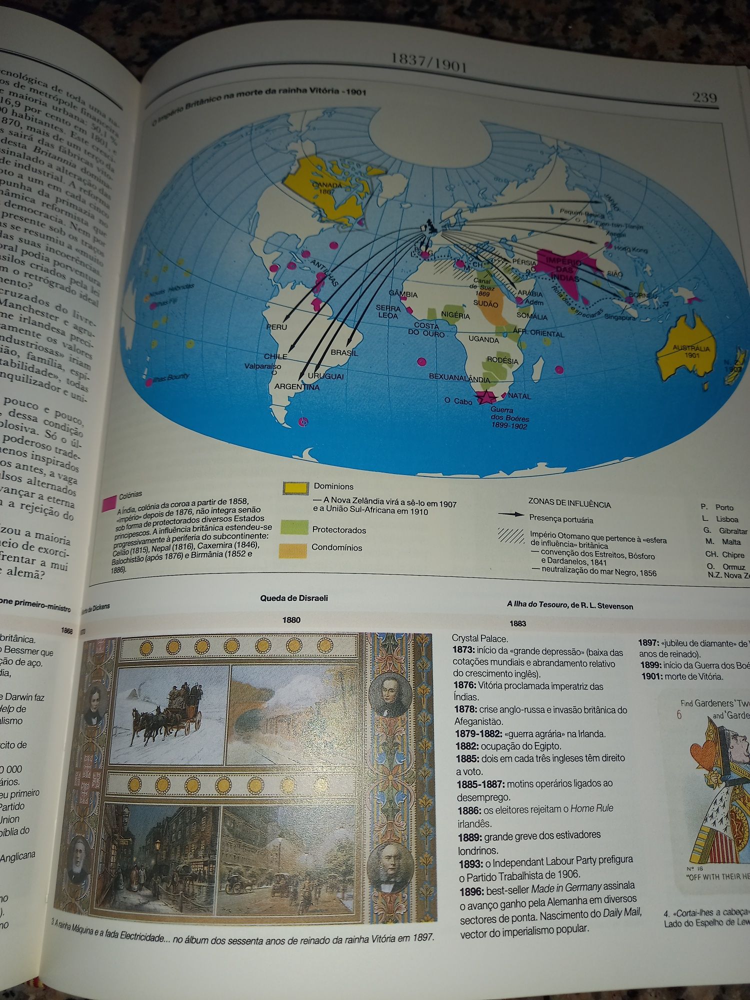 Livro Atlas Histórico  da pré história  aos nossos dias