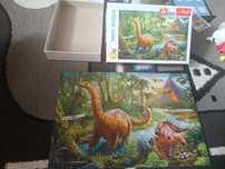 Puzzle Trefl, Wędrówki dinozaurów 60el.