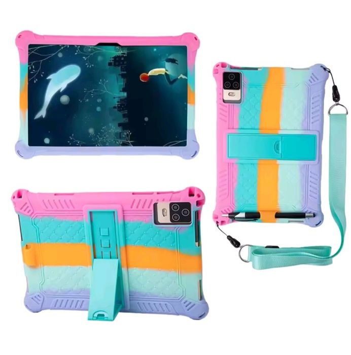 Яскравий Універсальний Чохол для Планшета 10"/10.1" (М'який Силікон)