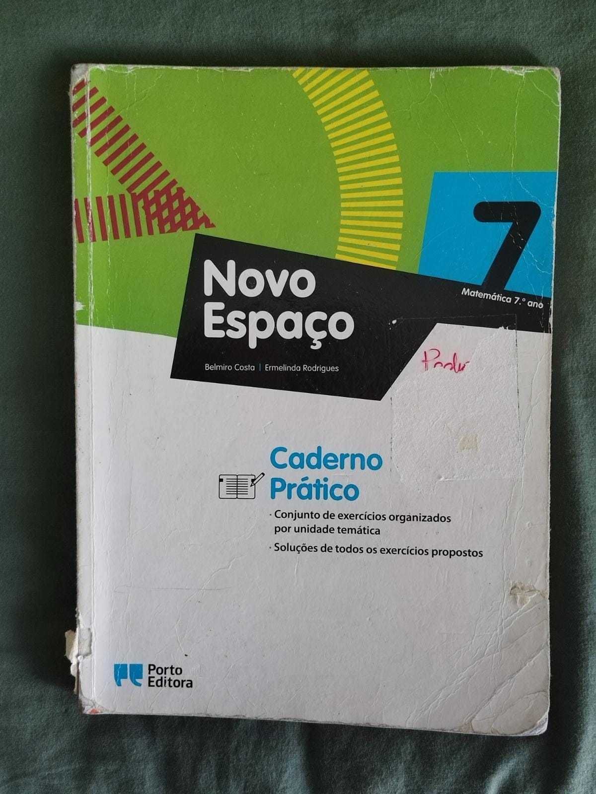 Novo Espaço 7º ano caderno de atividades e manuais de matemática