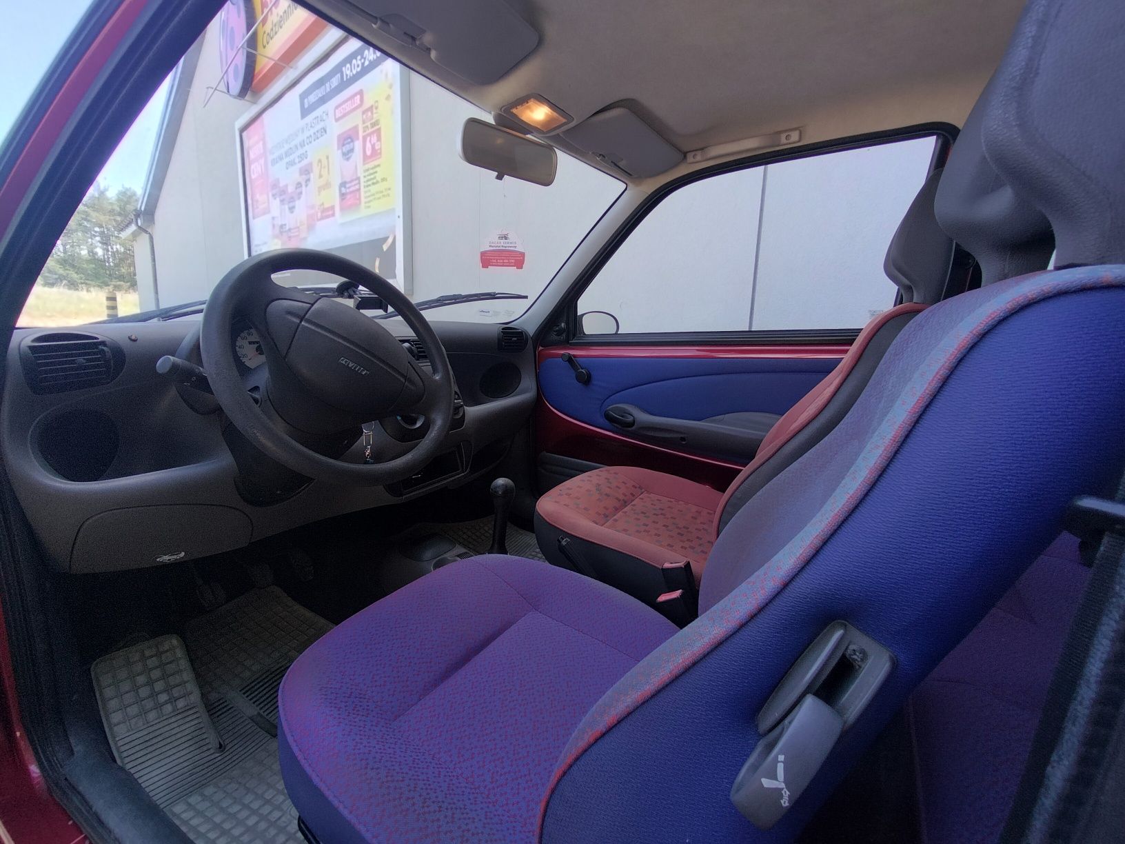 Fiat Seicento niski przebieg,  ubezpieczenie i przegląd 02.2026