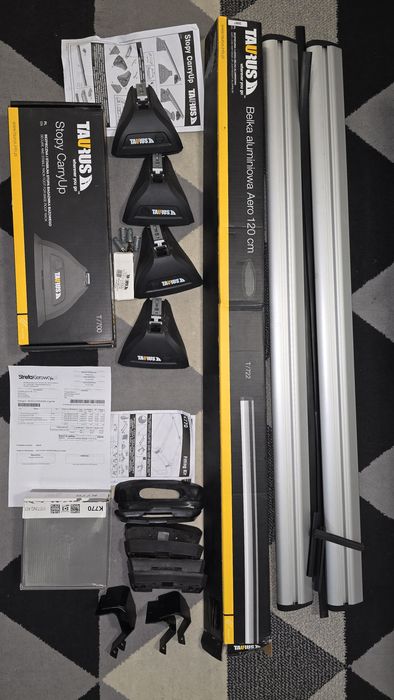 Bagaznik samochodowy Taurus AERO komplet CarryUp + KIT770