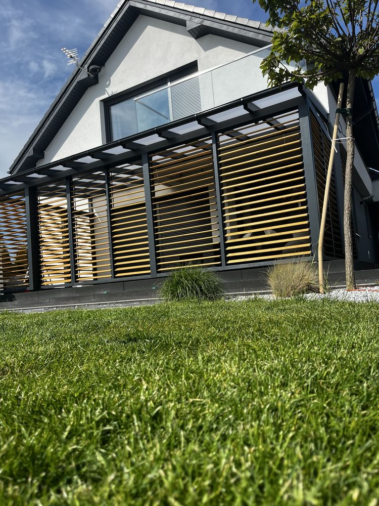 Zadaszenie tarasu pergola ruchome deseczki