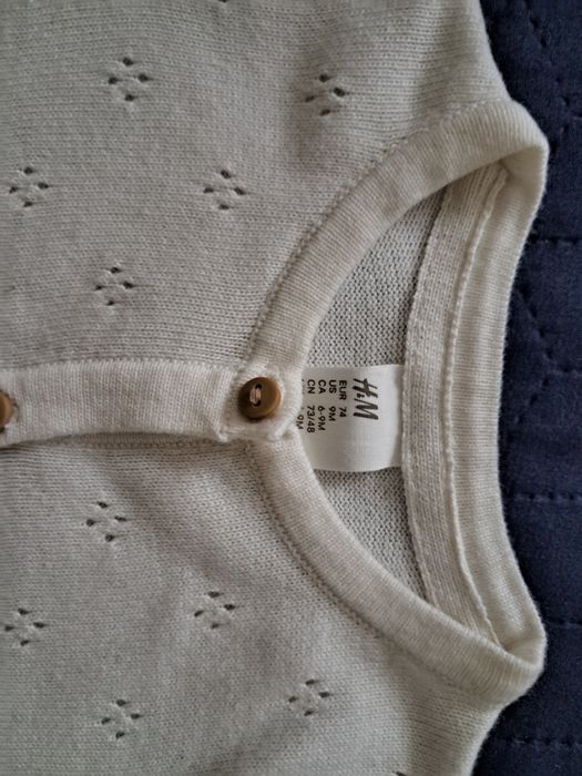 Nowy sweterek dziewczęcy h&m 74