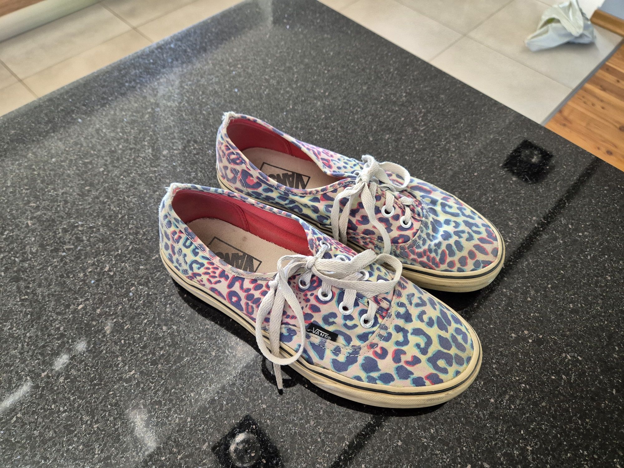Buty Vans Authentic 38 leopard multi True White trampki na wf