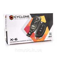 Сигнализация для авто Cyclone X6 брелок с выкидным ключом