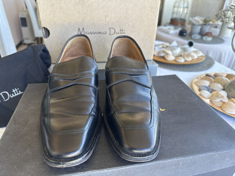 Sapato pele Massimo Dutti