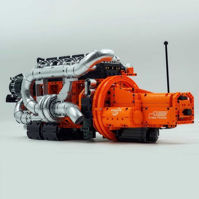 Mould King 10200 Двигун вантажівки Scania з коробкою передач. 3226 дет