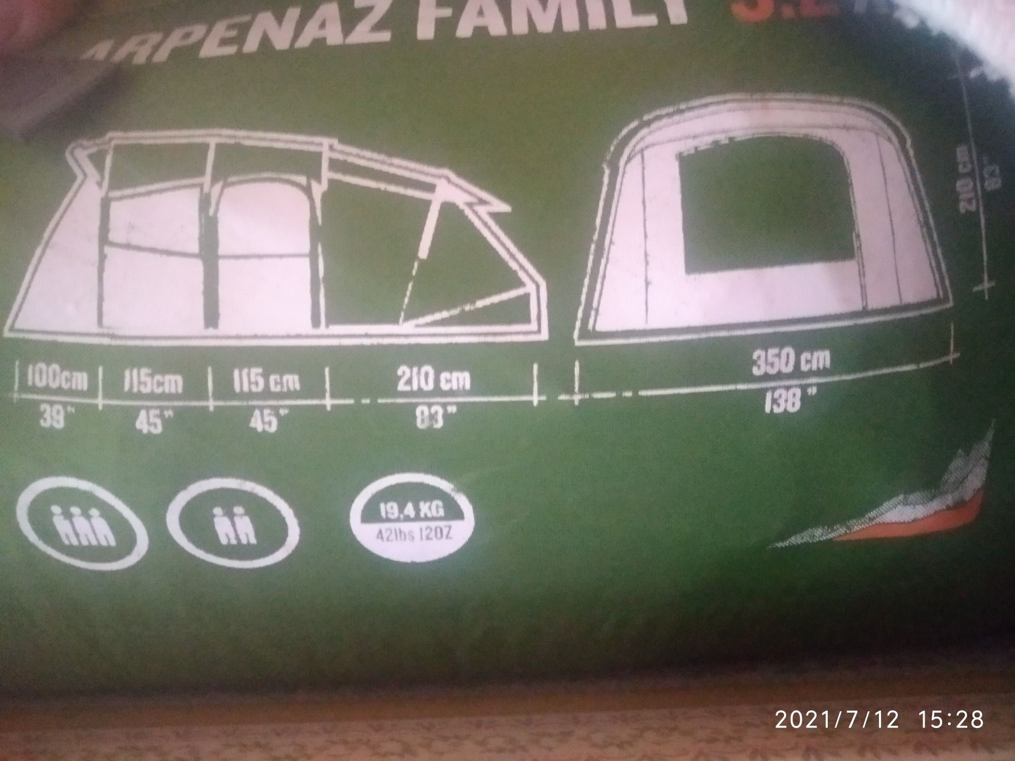 Tenda Arpenaz Family 5,2 XL