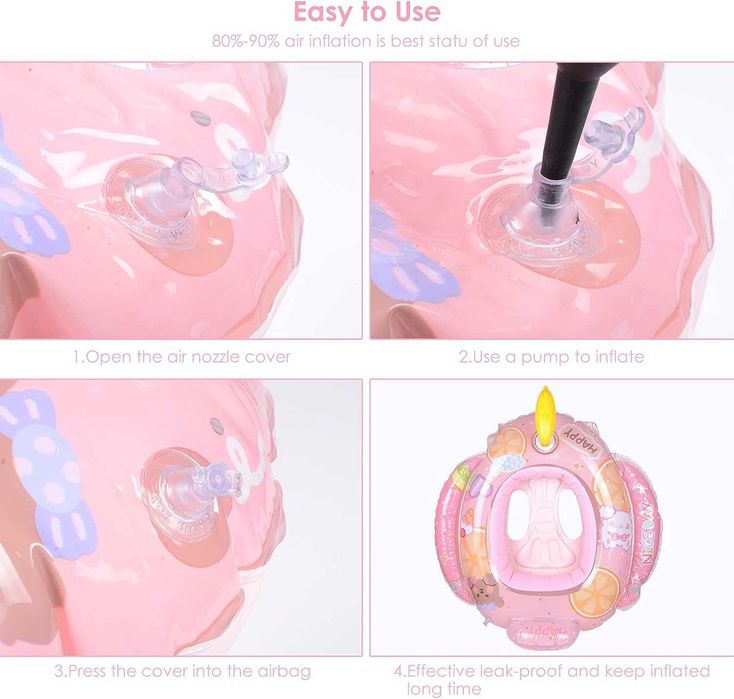 koło dmuchane fotelik dla niemowląt i dzieci z pistoletem na wodę