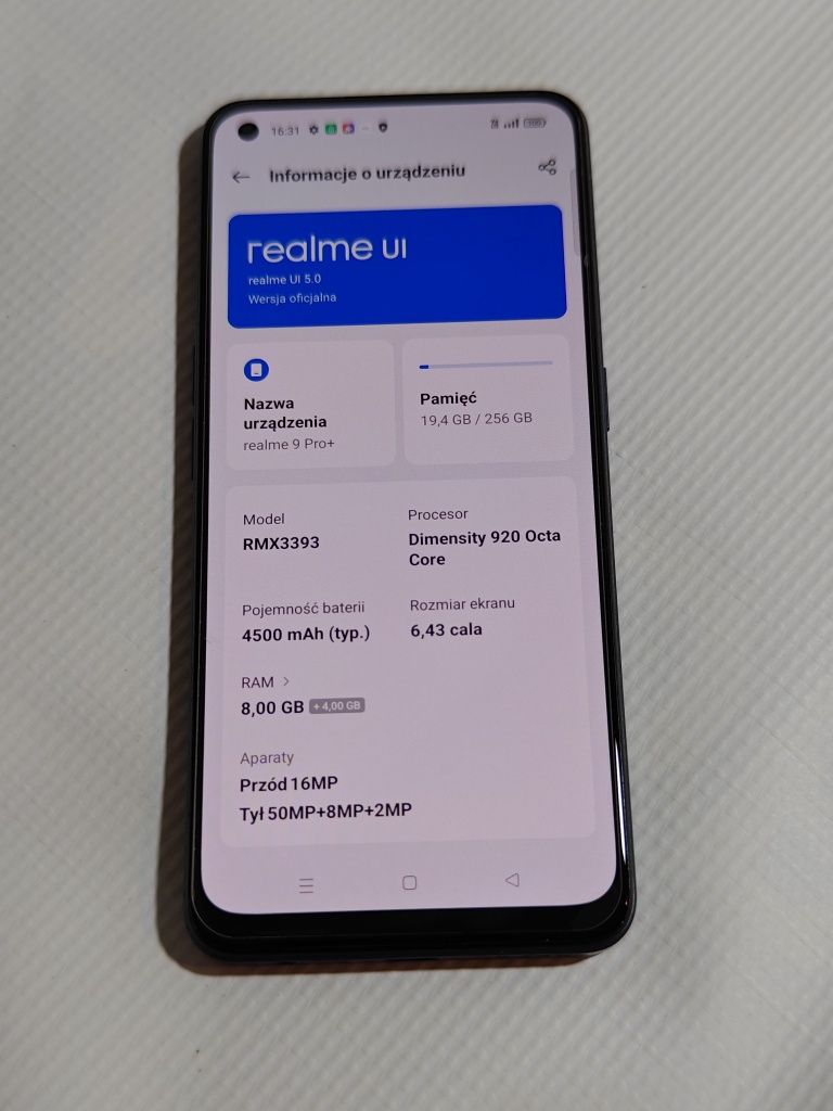 Realme 9 pro+ 8gb 256gb