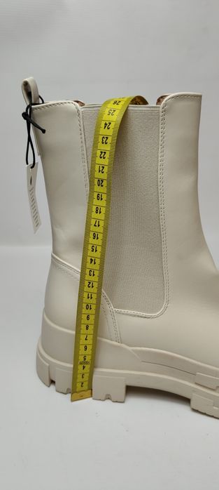 NOWE buty botki damskie wsuwane skórzane Even&Odd r 42/43 wkład 27,5cm