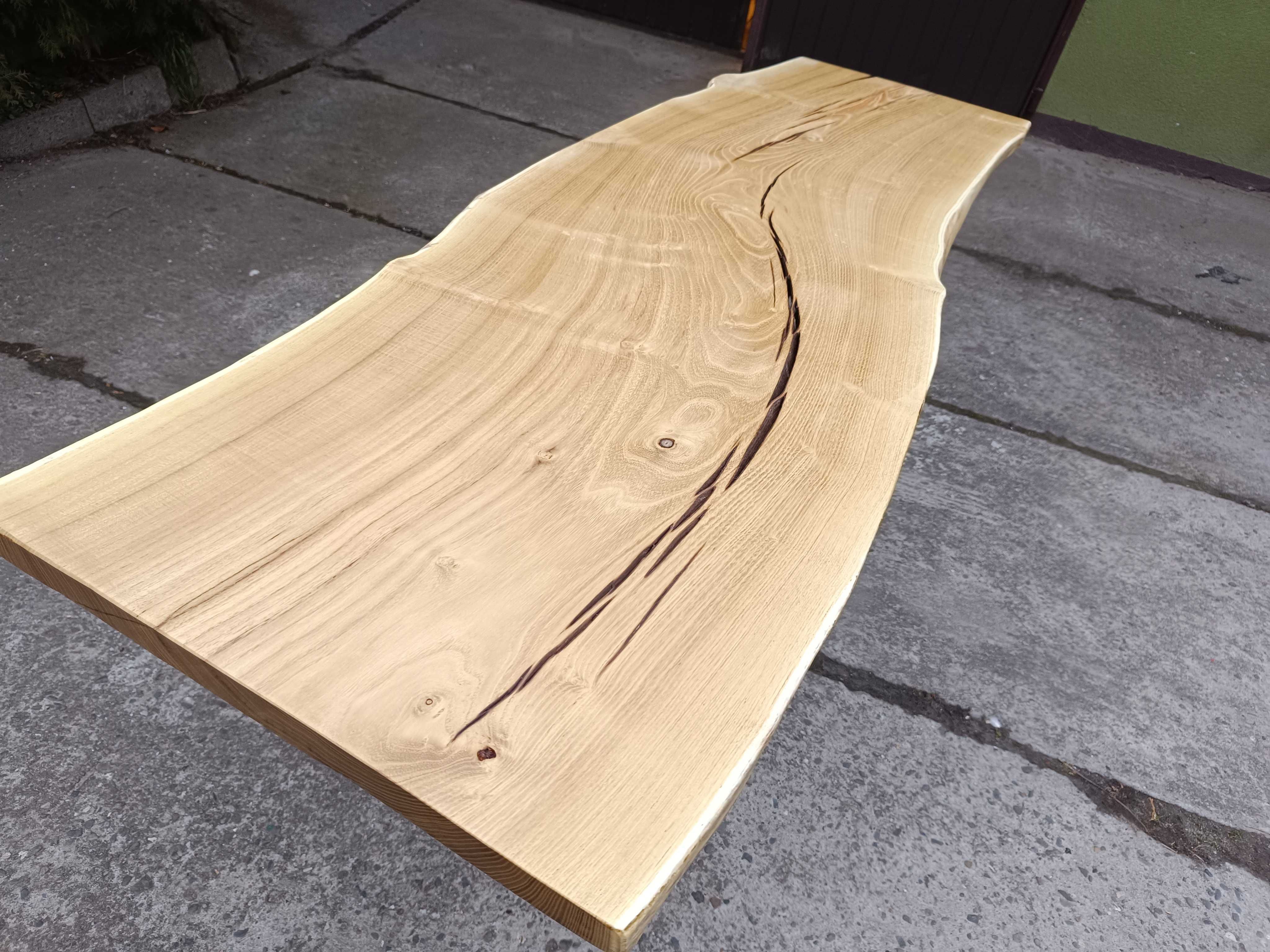 Monolit Akacja 200x60 na stół biurko ławę Live Edge