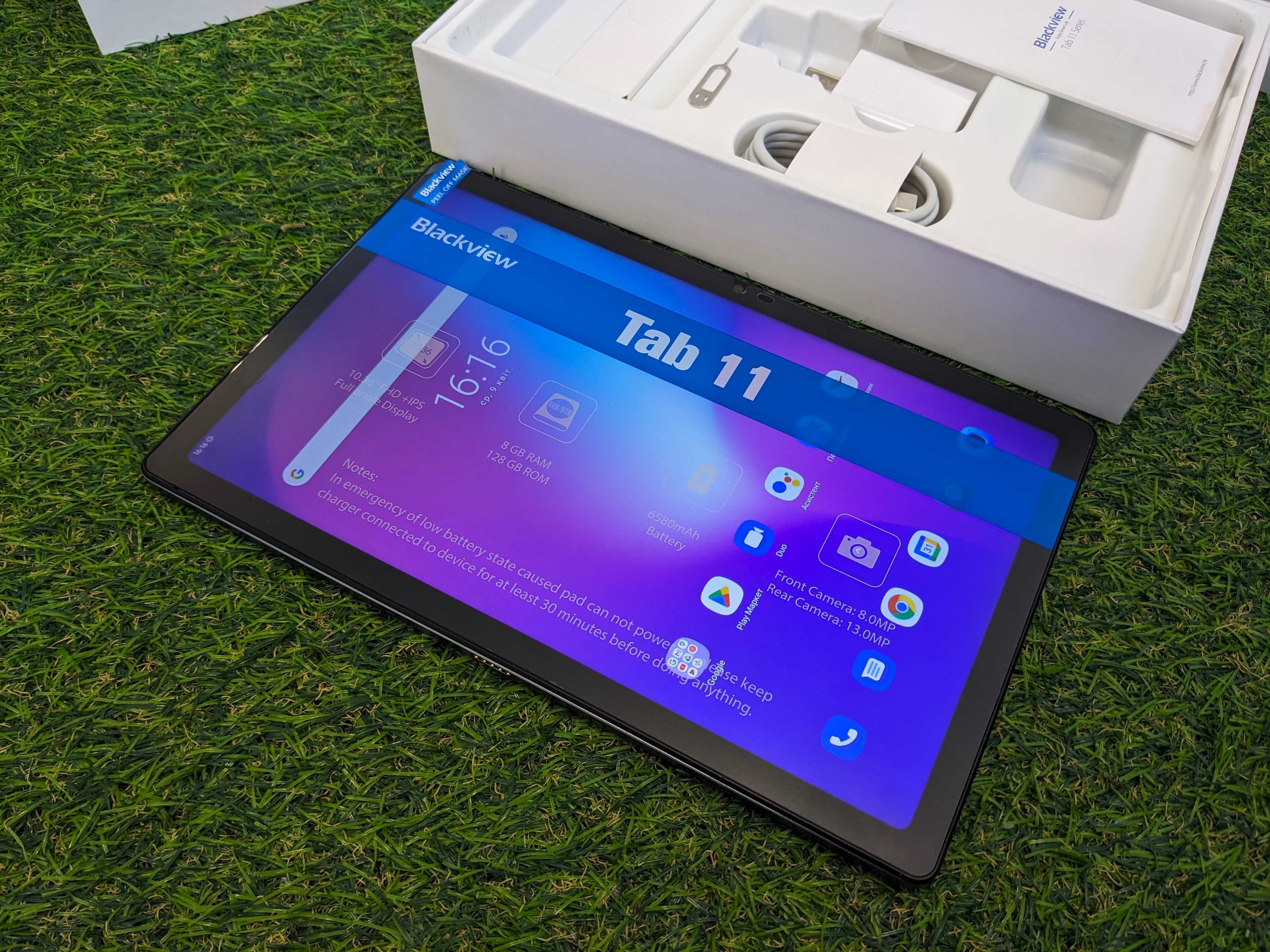 Планшет НОВИЙ Blackview Tab 11 /8+256GB/8 ядер/2K IPS/Android 11/2-SIM