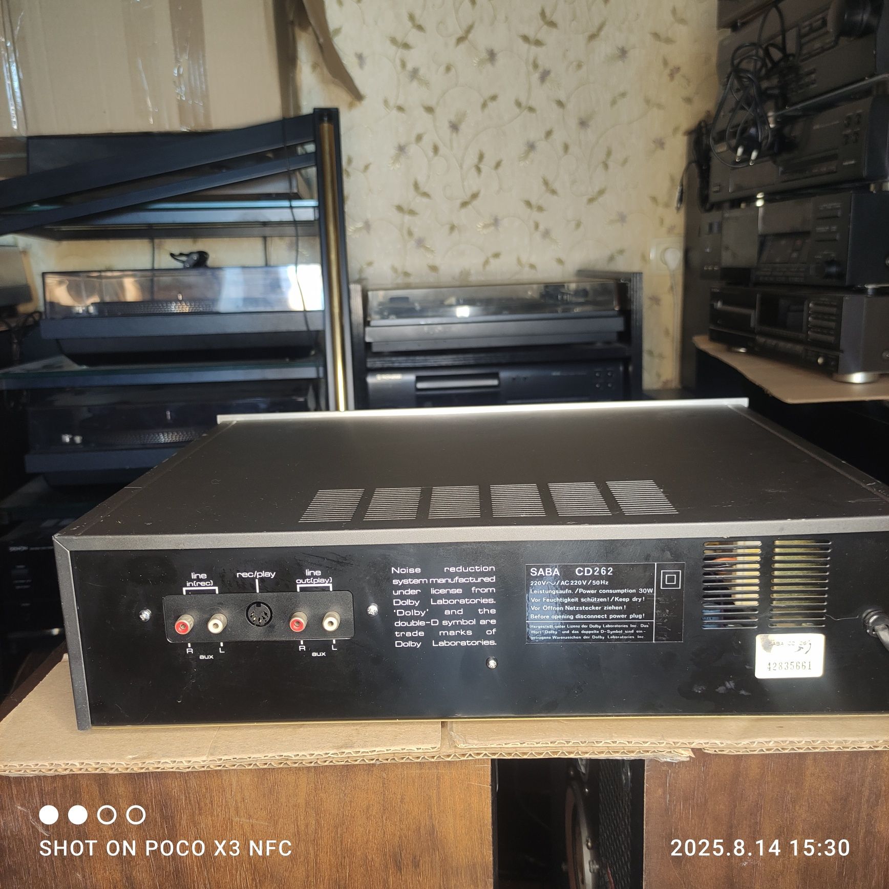 Кассетная дека SABA CD262