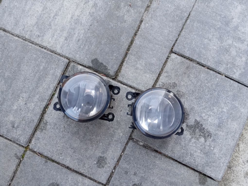 Halogeny zderzaka przedniego przód Renault Scenic 2 II Oryginał klp