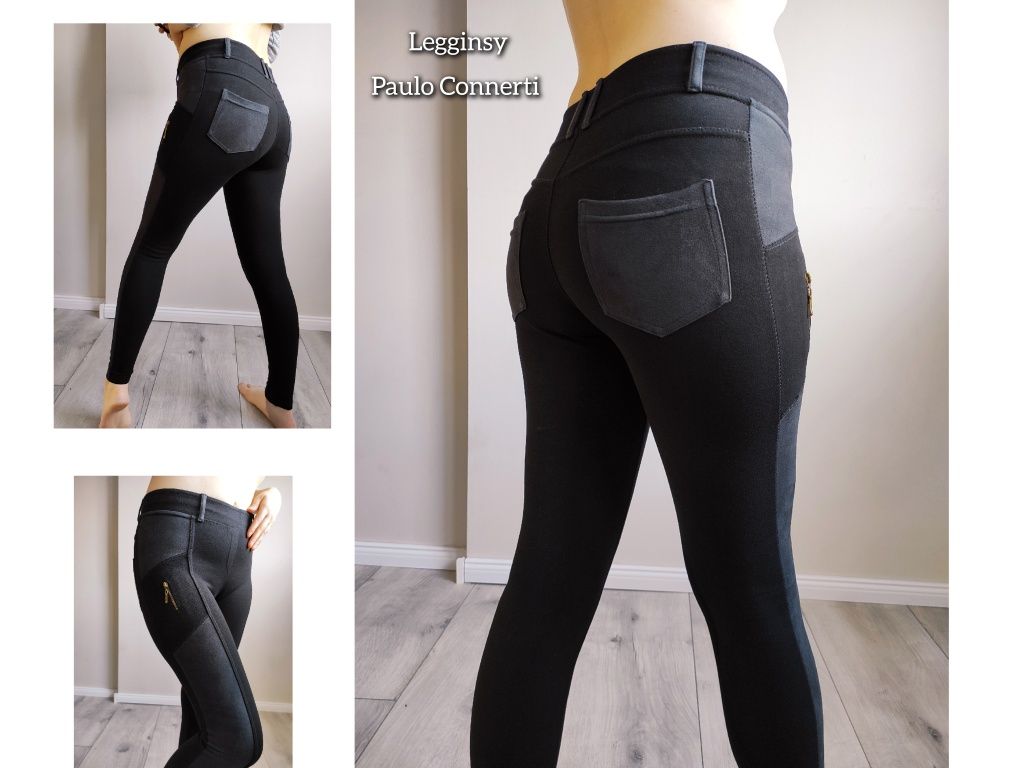 Legginsy /  spodnie / getry damskie Paulo Connerti  -  rozmiar M/L