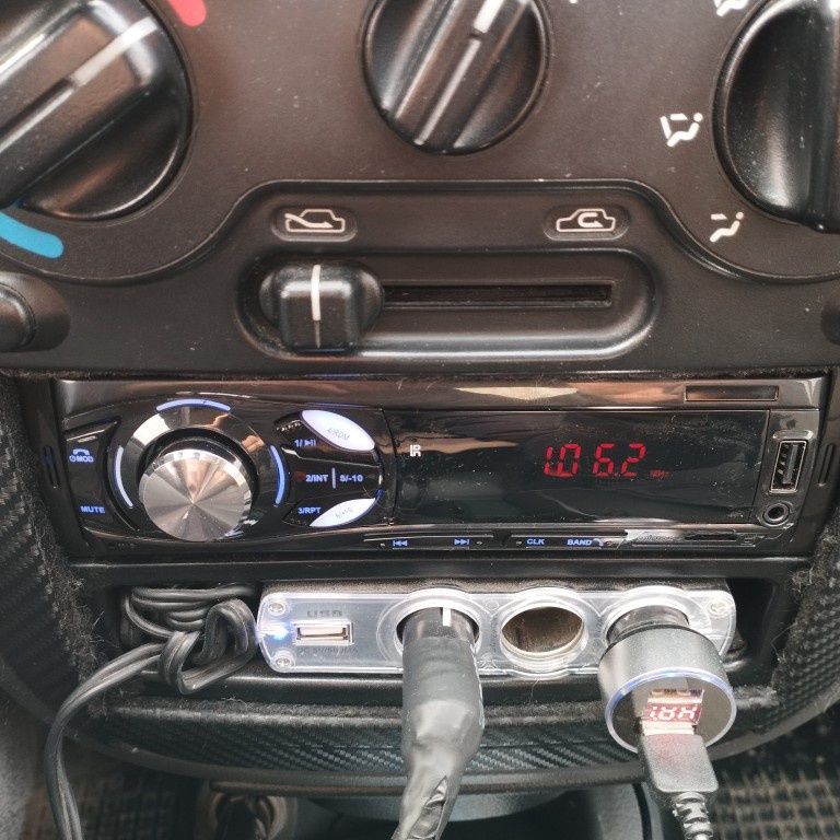 Автомобильная магнитола, Fm-радио, usb, aux, bluetooth