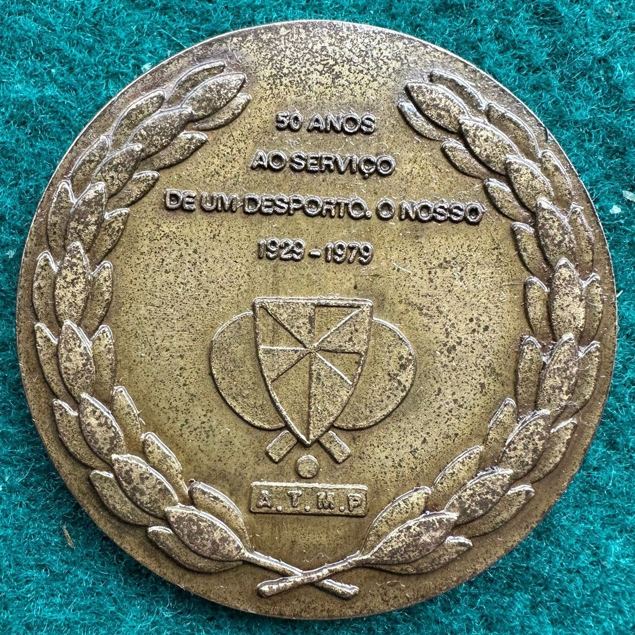 Medalha em bronze Porto