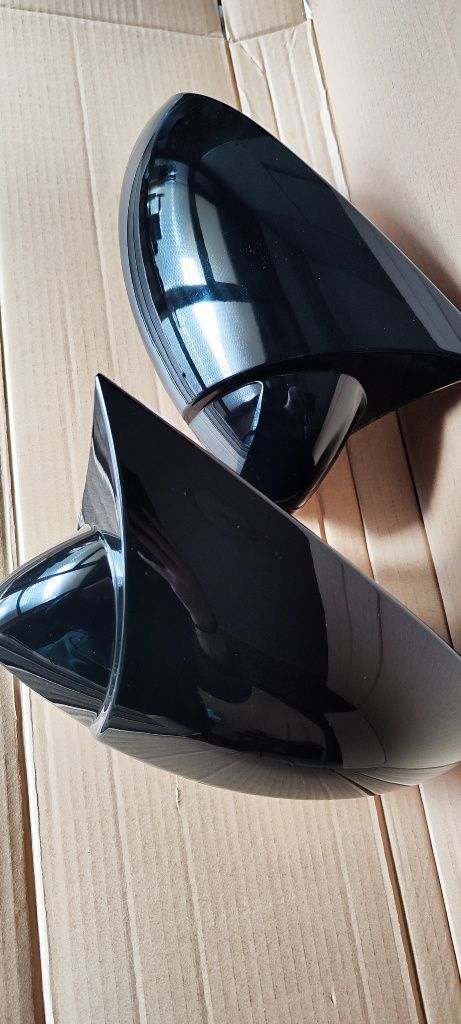 Capas espelhos VW Golf mk6 preto brilhante - novas