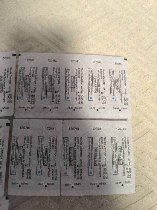 Agulhas profissionais do cartucho da tatuagem