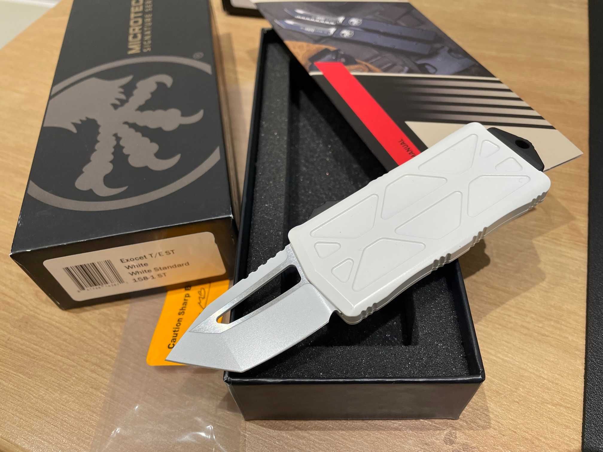 Nóż Microtech Exocet Stormtrooper White