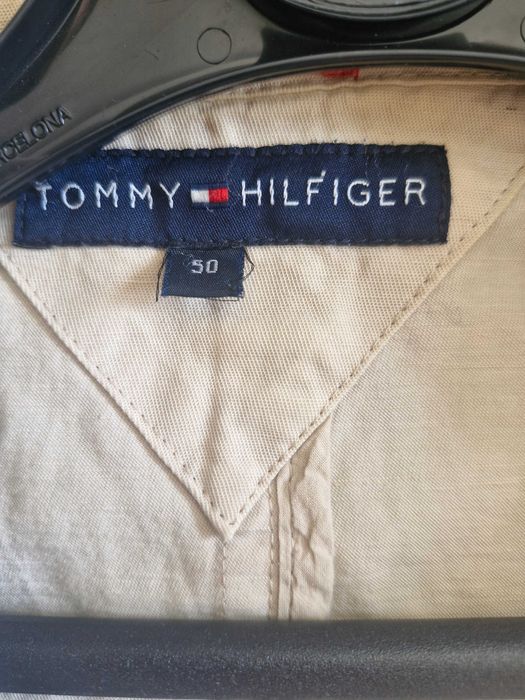 Marynarka Tommy Hilfiger bawełna len