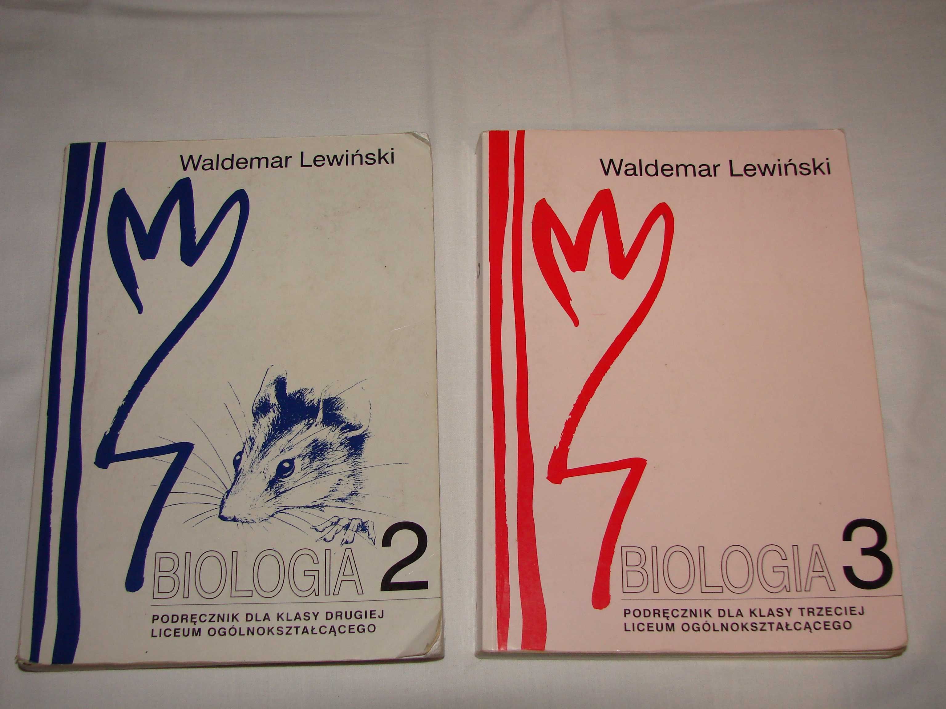 Podręczniki Biologia 2, 3; W. Lewiński