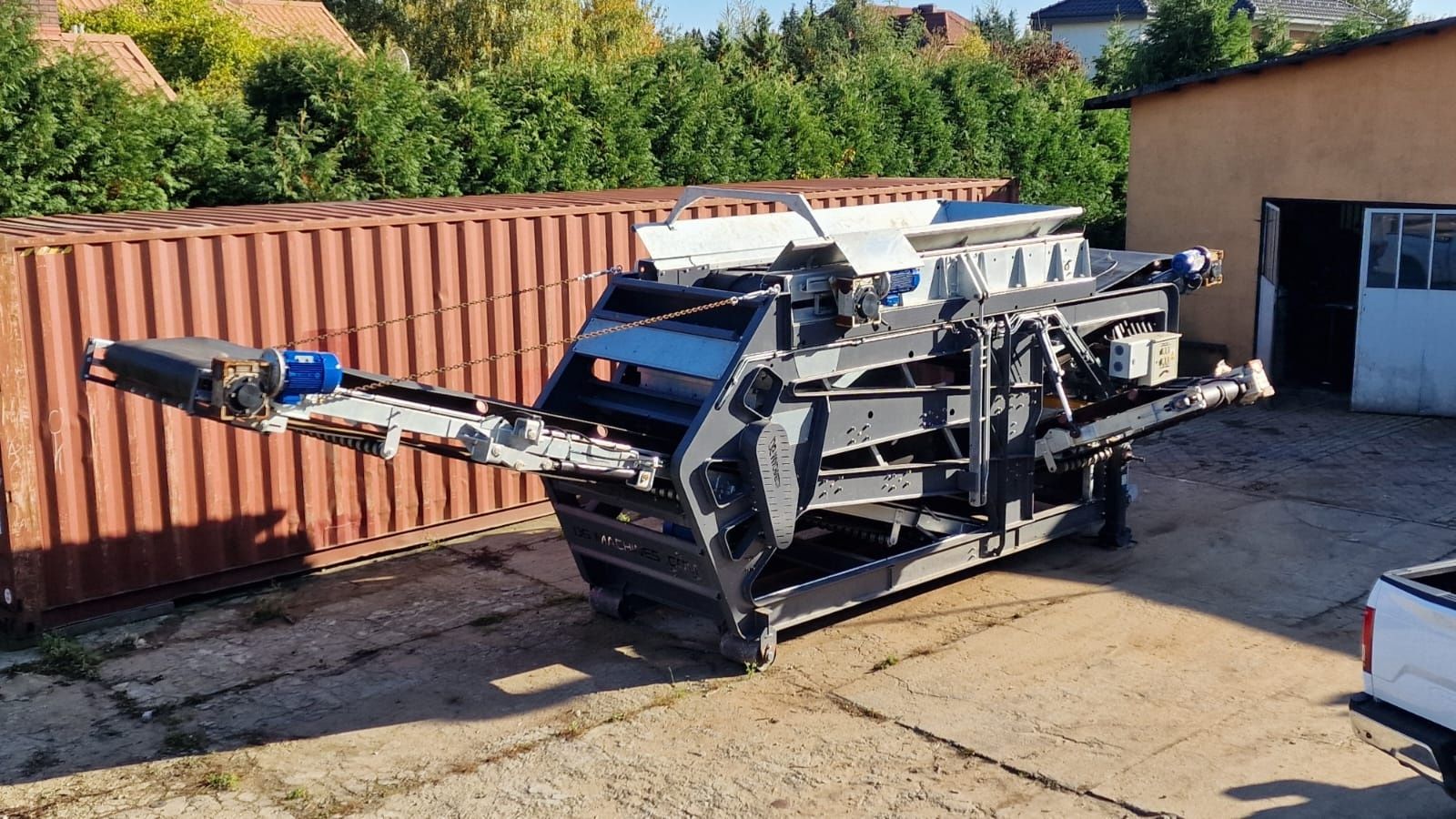 Przesiewacz DG3 3frakcje DG MACHINES kompost kamień kolejowy kruszarka