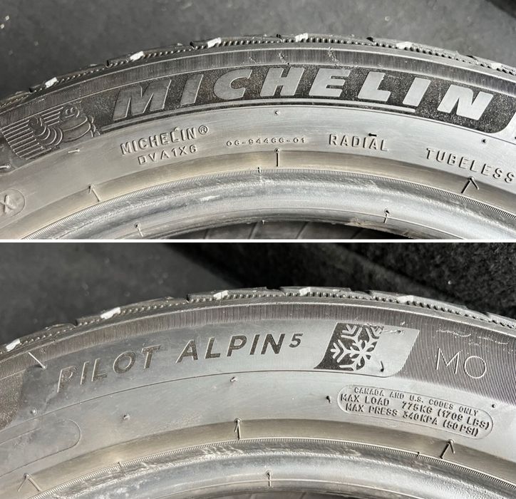 MICHELIN 245 45 r17 Pilot Alpin 5 MO SPAIN 2021 ЗИМА пара 2 штуки