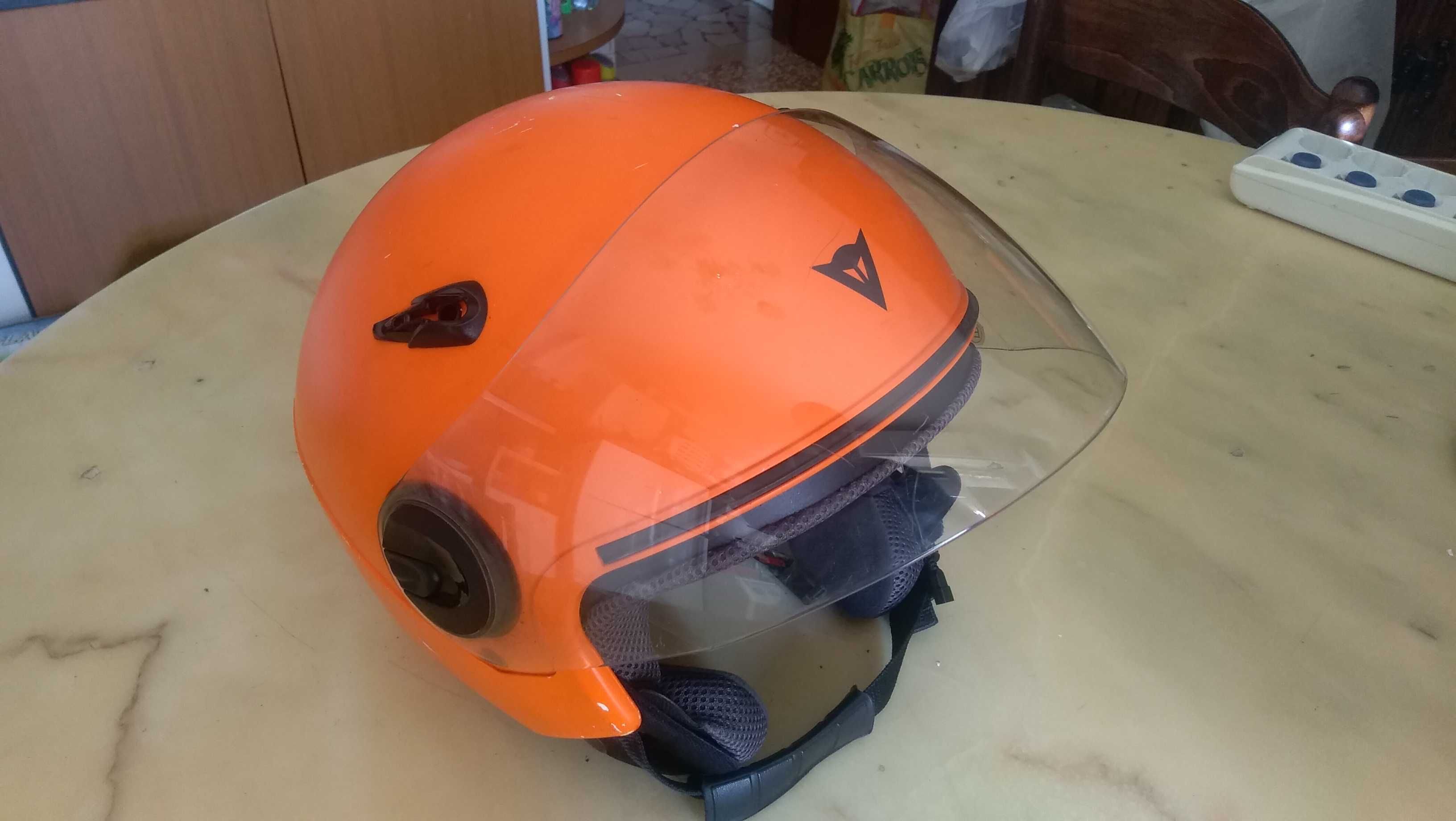 мотошлем со стеклом оранжевый Dainese GoJet Colourhead (Made in Italy)