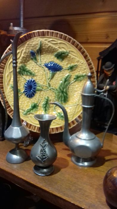 Conjunto decorativo Estanho