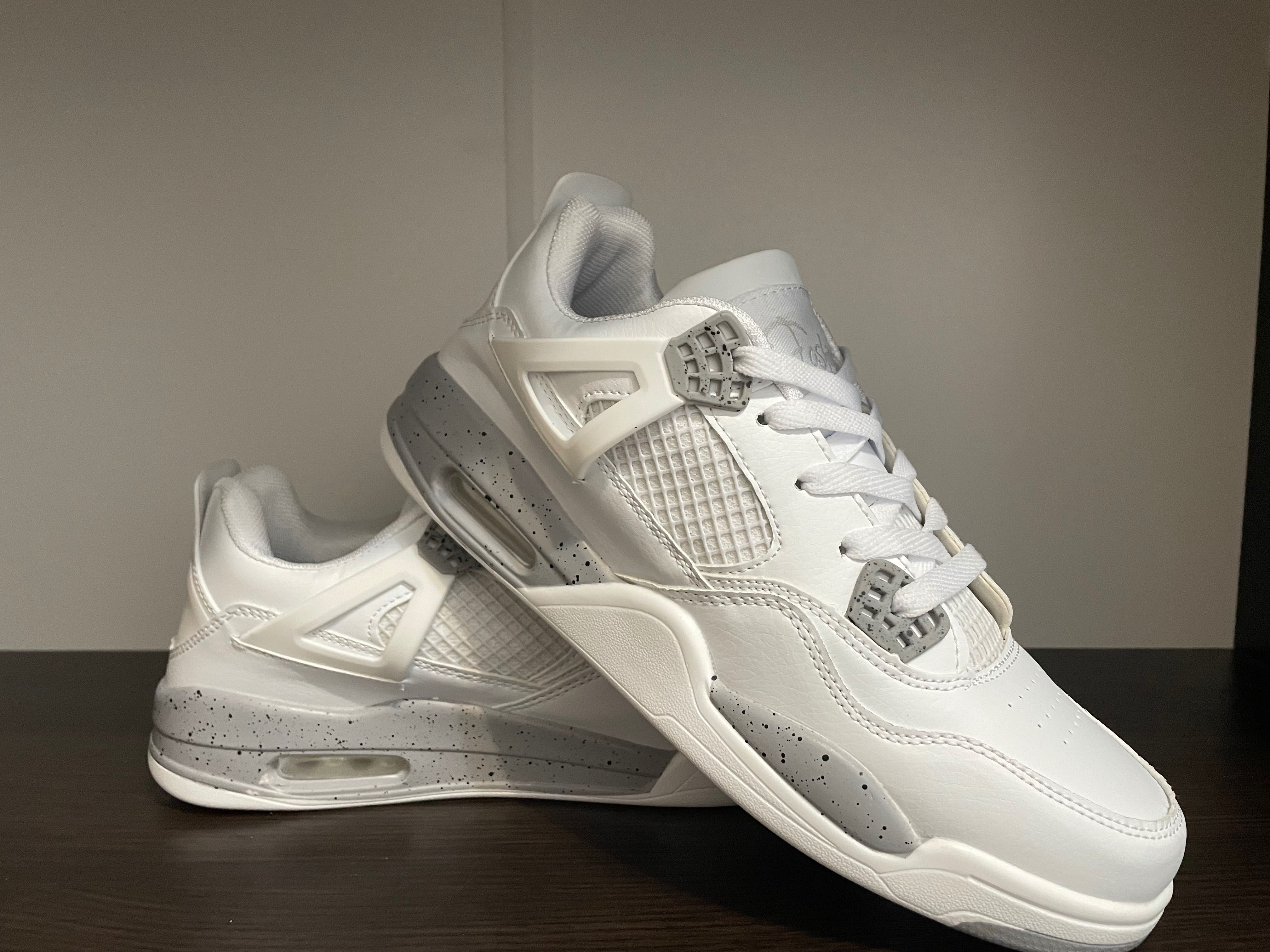 Кросівки Nike Air Jordan 4 Retro White Oreo Унісекс