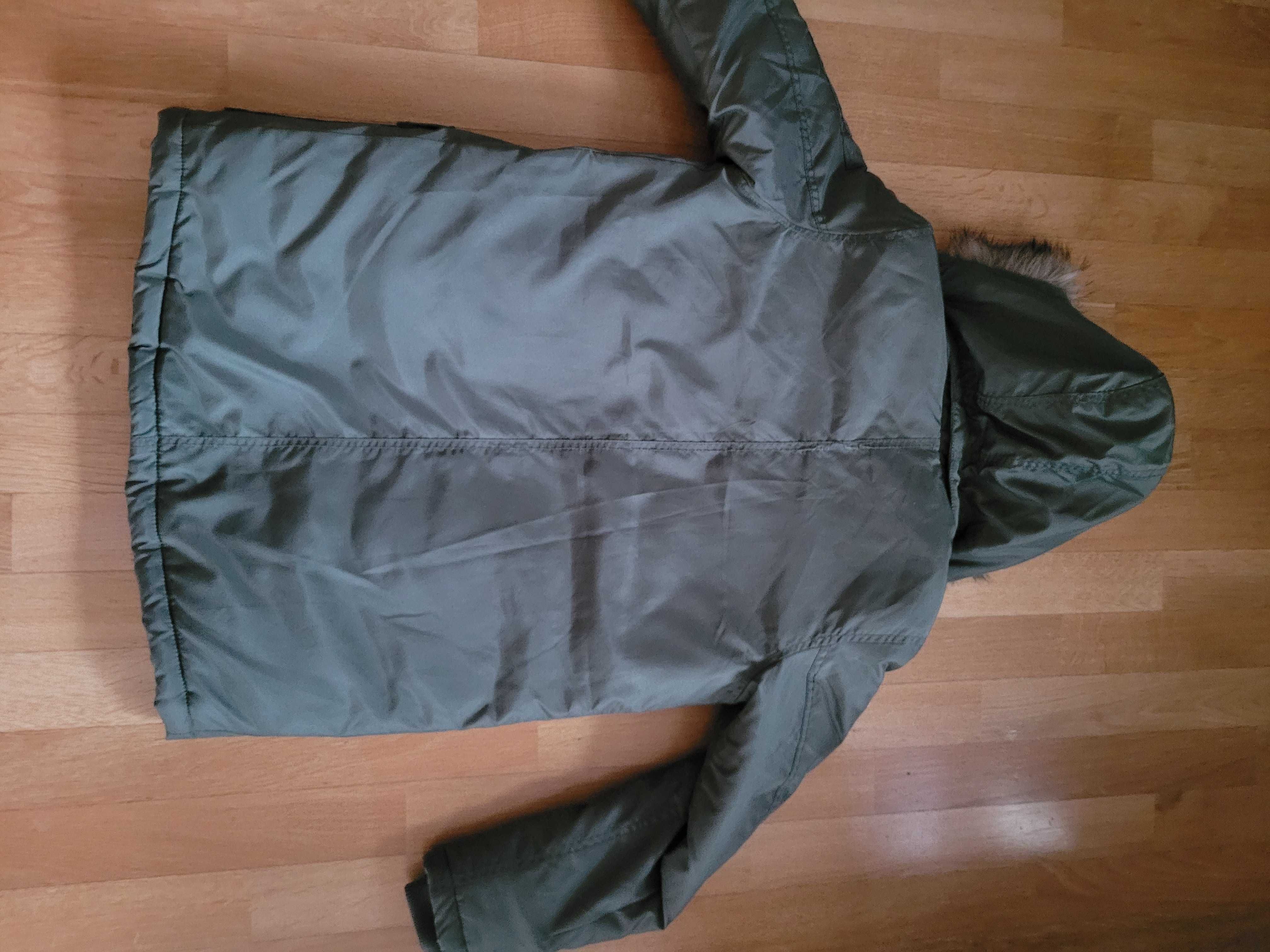 Kurtka zimowa młodzieżowa 152 cm typu Parka