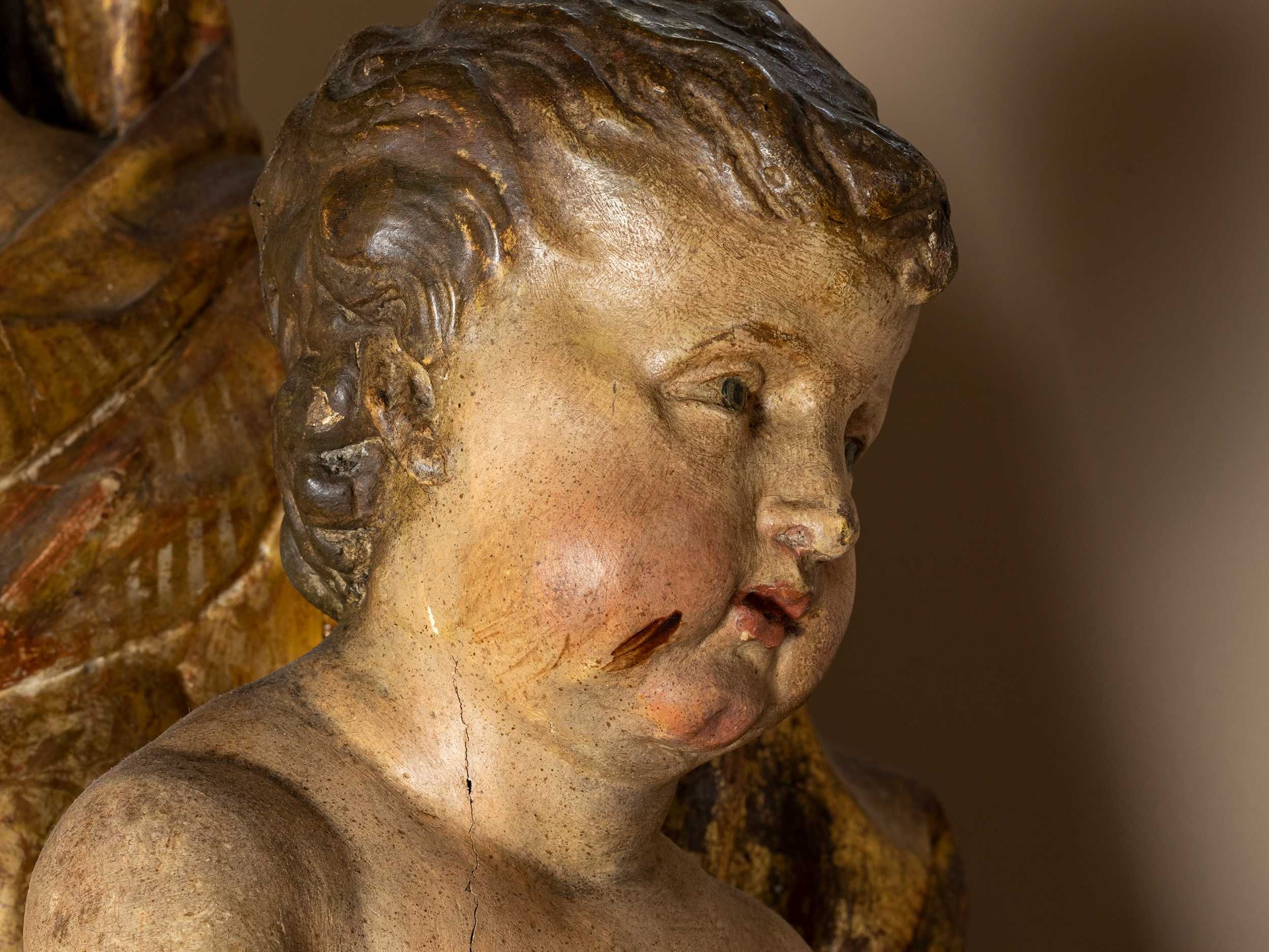 Escultura Nossa Senhora menino Jesus | século XVIII