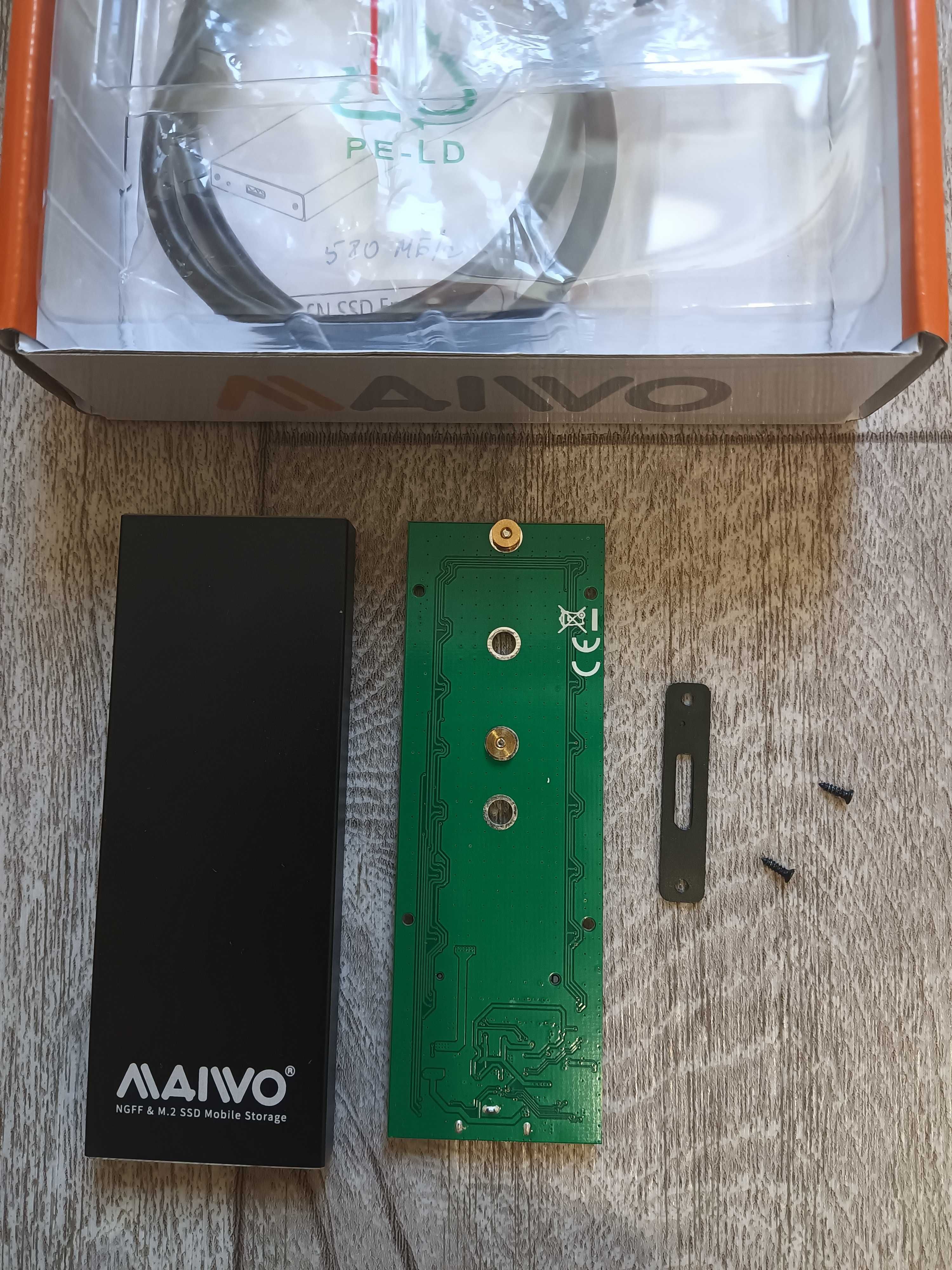 Зовнішня кишеня Maiwo K16N для 1,8" M.2 (NGFF) SSD через USB3.0