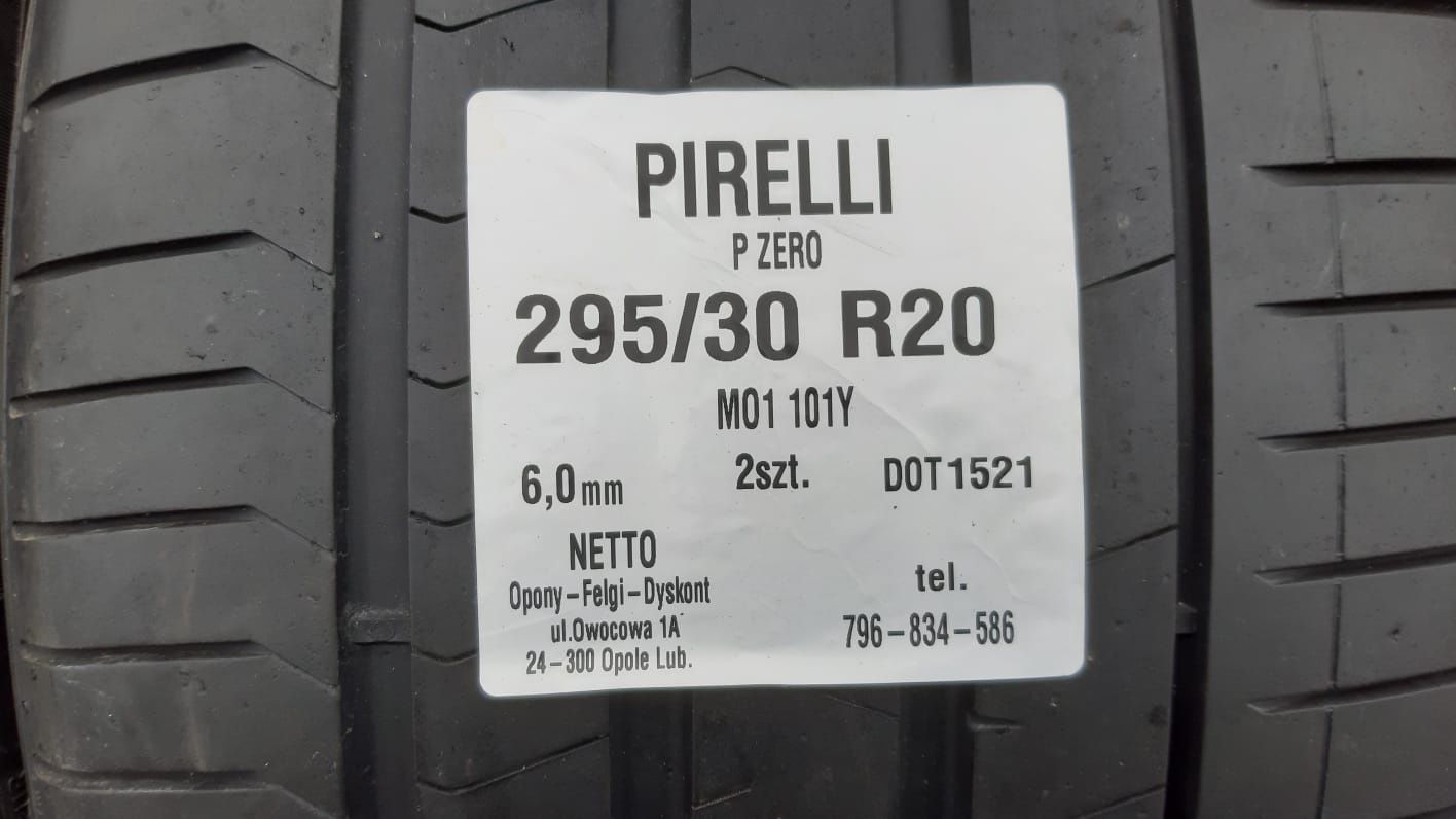 Opony Pirelli 295 30 R20