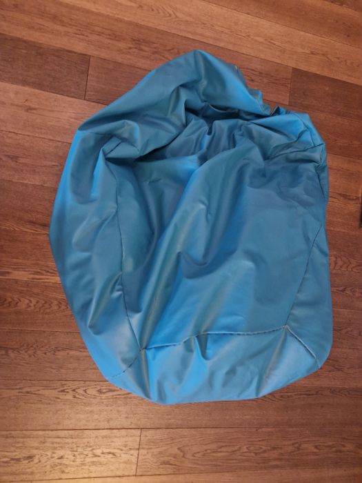 Turkusowa pufa Bean bag