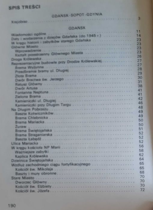 Trójmiasto Gdańsk Sopot Gdynia - informator krajoznawczy Mamuszka 1984