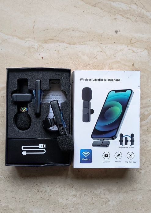 Microphone Wireless Lavalier