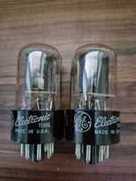 6SN7 GTA General Electric 1951 rok dobrana para