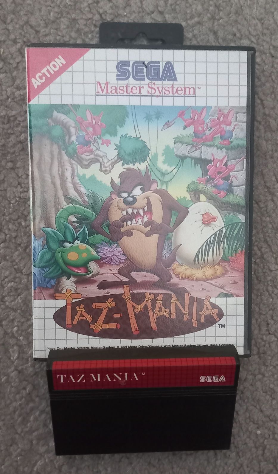 Master System jogo Taz Mania
