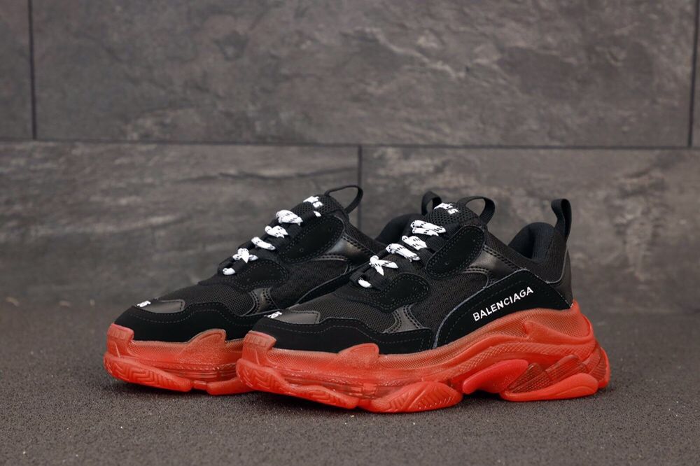 Balenciaga Triple S Black/Red 36-40 buty trampki tenisowki sneakersy