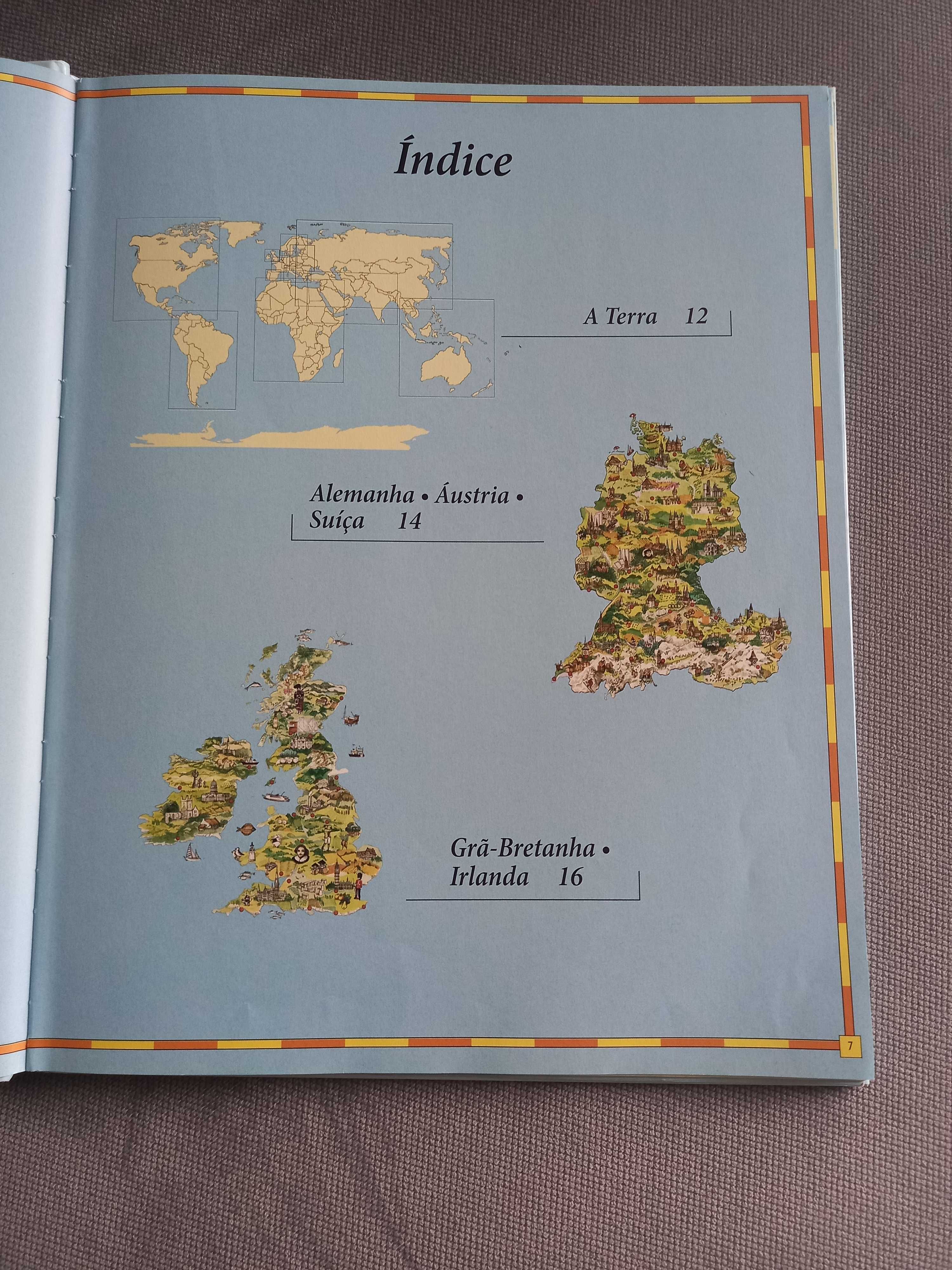 Livro Atlas infantil O Mundo