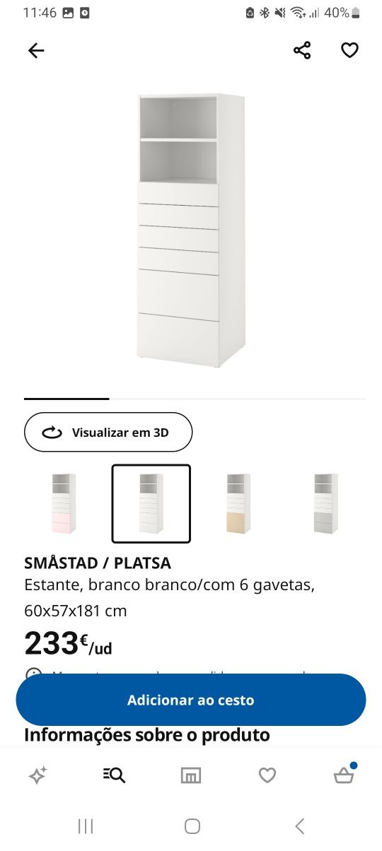 Vendo Móvel IKEA beje