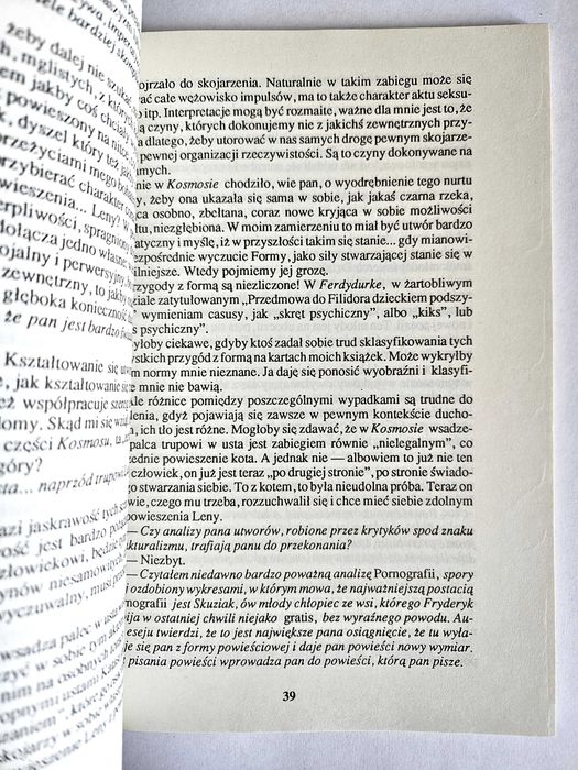 TESTAMENT - Witold Gombrowicz