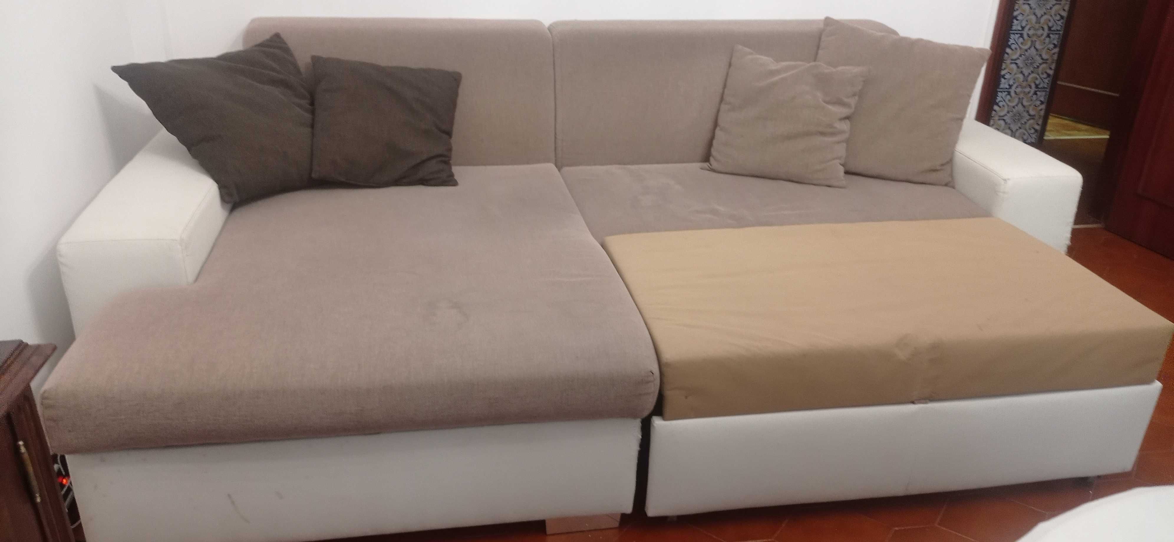 Sofa chaise longue c / cama