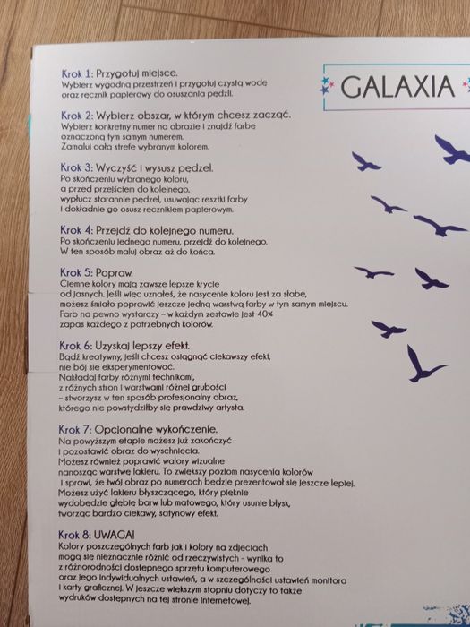 Obraz malowanie po numerach 20x50