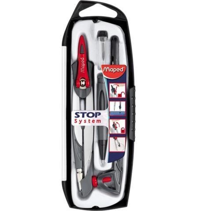 Cyrkiel Stop system 5 elementów MAPED Maped pudełko,