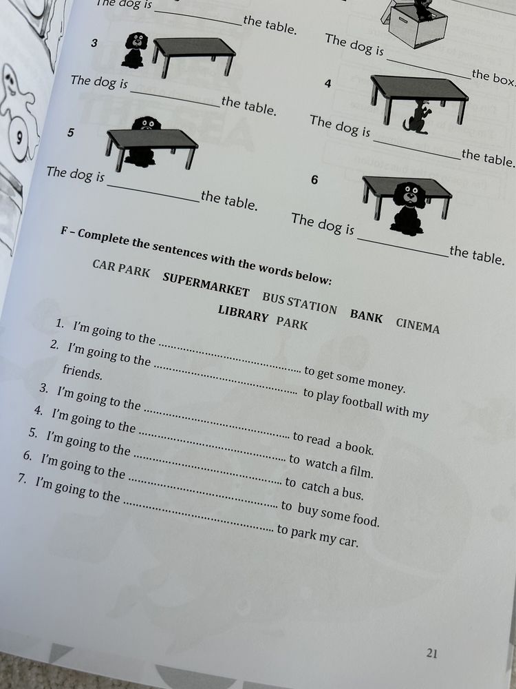 My english booklet - homework